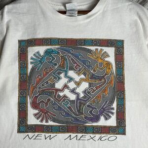 Delta Pro Weight VTG Mens New Mexico Kokopelli Graphic T-Shirt Large